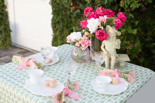 Bardin Block Print Tablecloth: